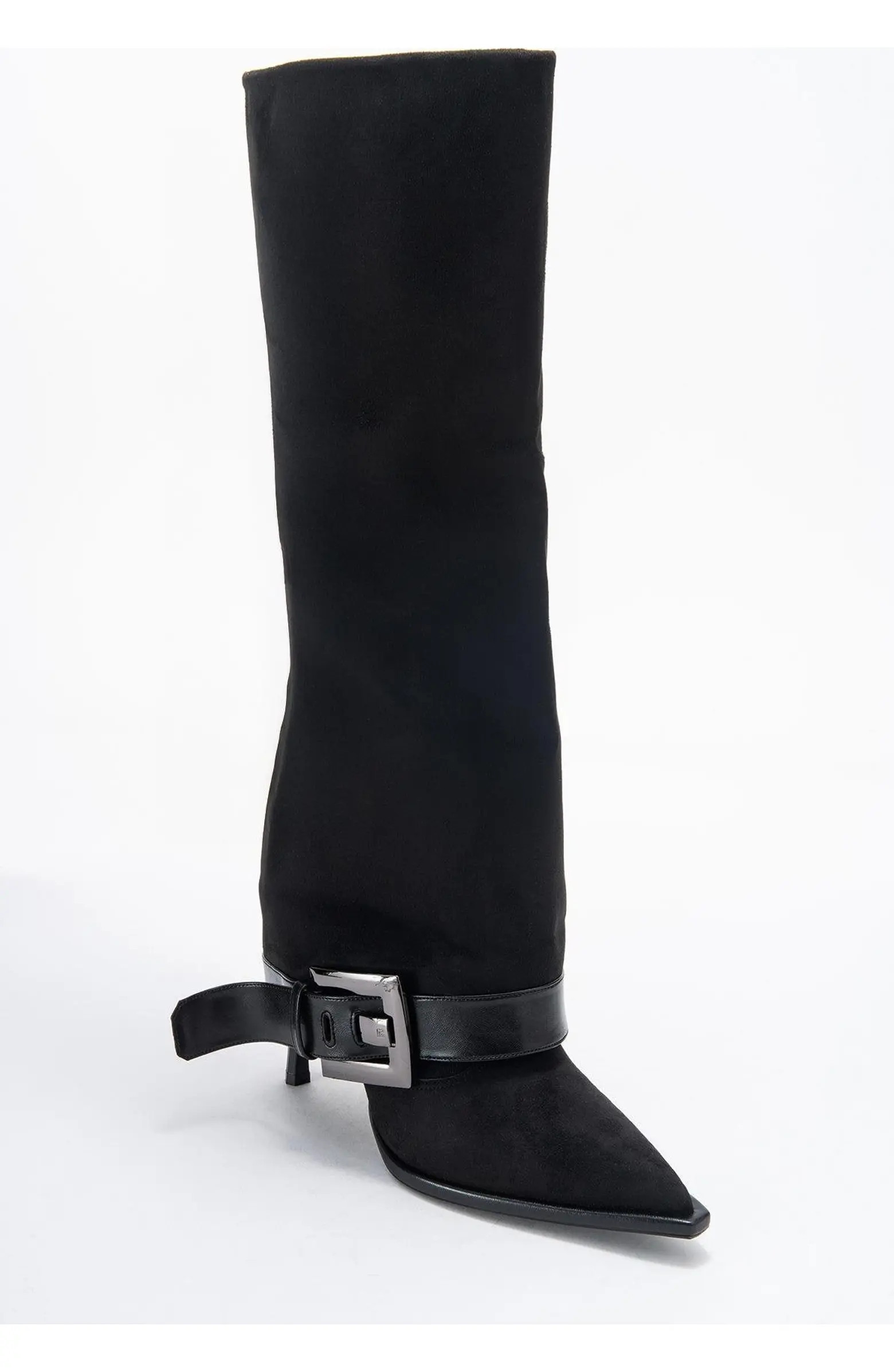 Prologue Shoes Elva Buckle Strap Knee High Boot (Women) | Nordstrom | Nordstrom