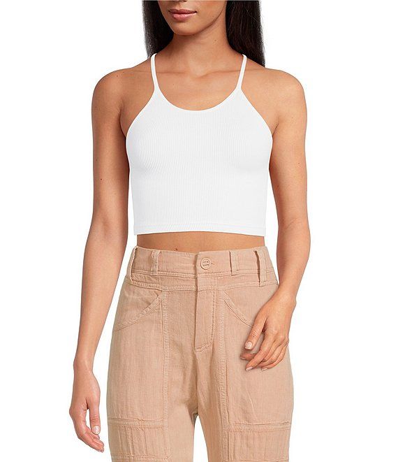 FP Movement Cropped Scoop High Neck Run Tank | Dillards