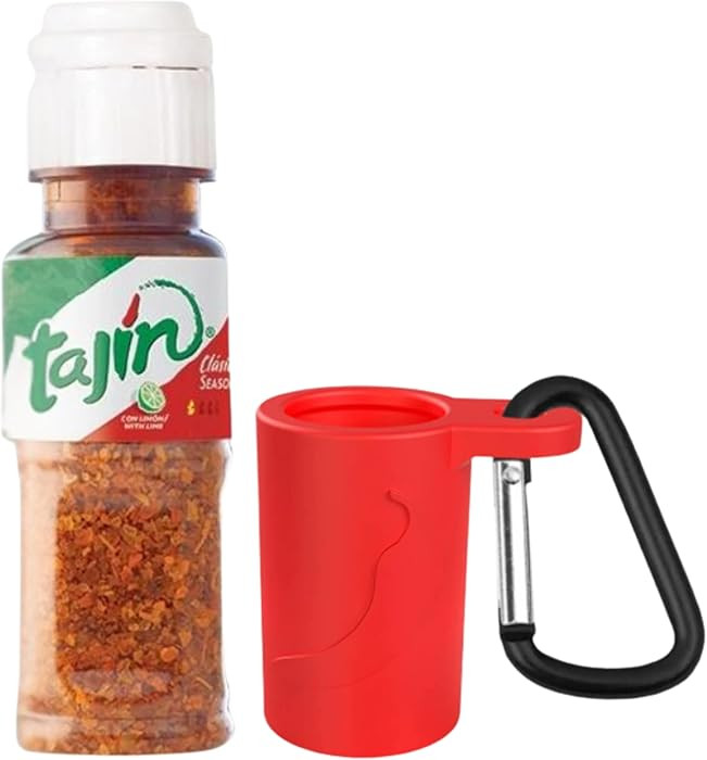 Portable 0.35oz Tajín Seasoning Bottle | On-the-Go Chili-Lime Flavor Enhancer Silicone Keychain ... | Amazon (US)