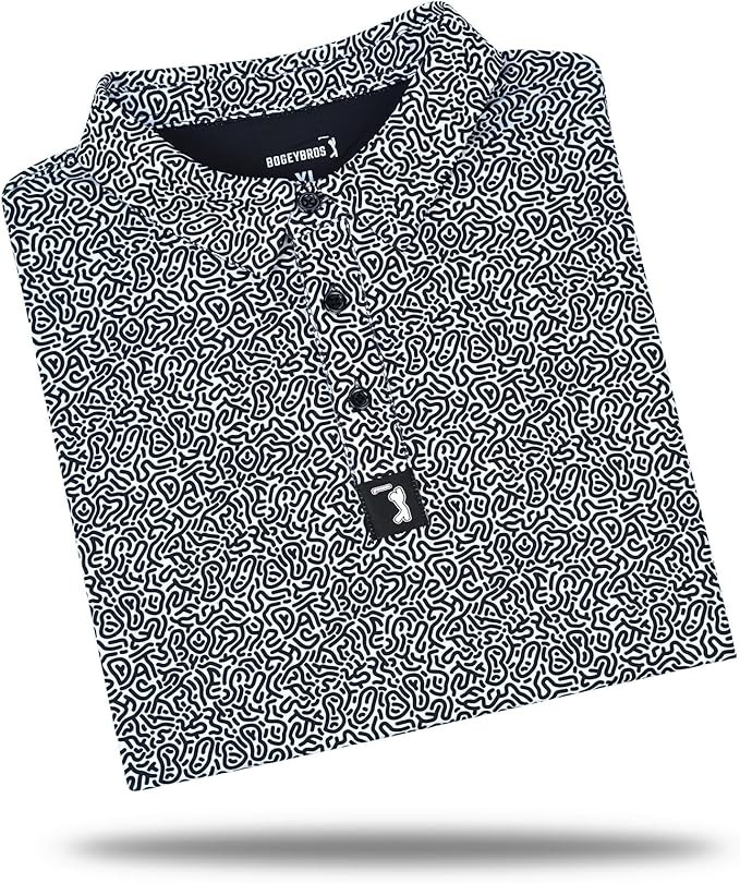 Funny Golf Polo Shirts – 4 Way Stretch Men’s Golf Shirts Short Sleeve, Golf Polos for Men wit... | Amazon (US)