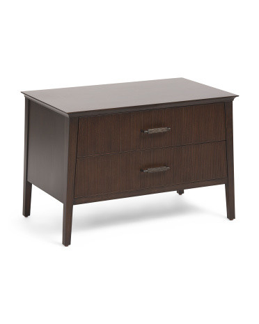 32x19.5x22 Primavera Wood Lido Nightstand Table | TJ Maxx