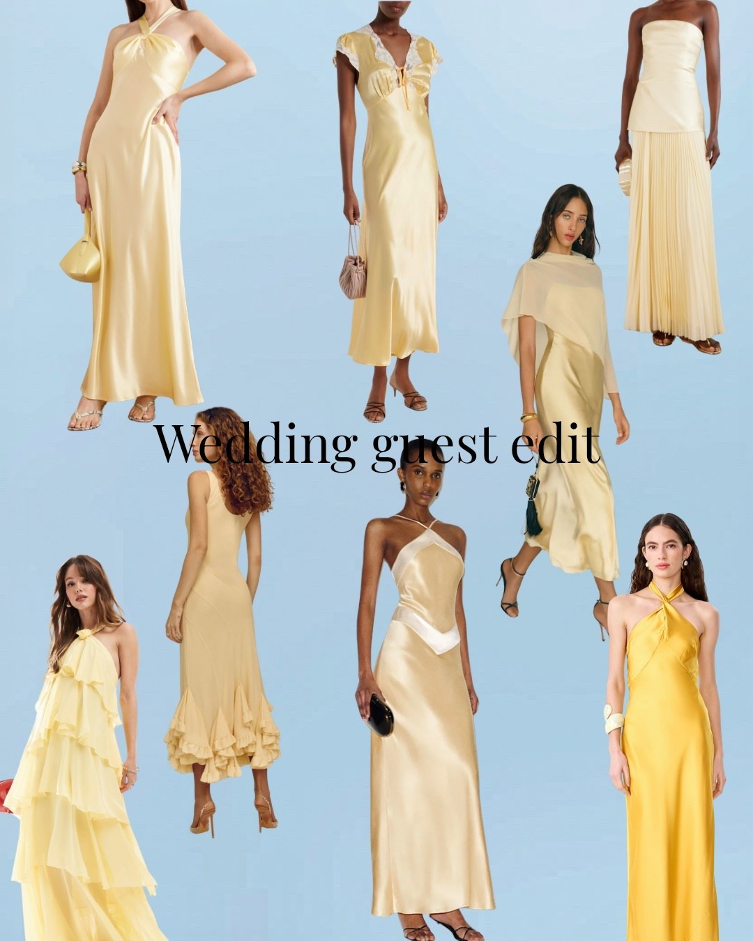Yellow wedding guest dresses 

#LTKluxury #LTKwedding #LTKsummer