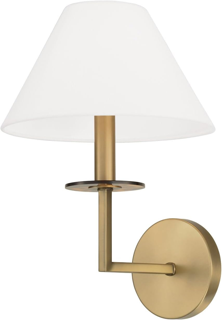 Capital Lighting 652211AD Gilda Transitional Contemporary Art-Inspired Bohemian White Fabric Wall... | Amazon (US)