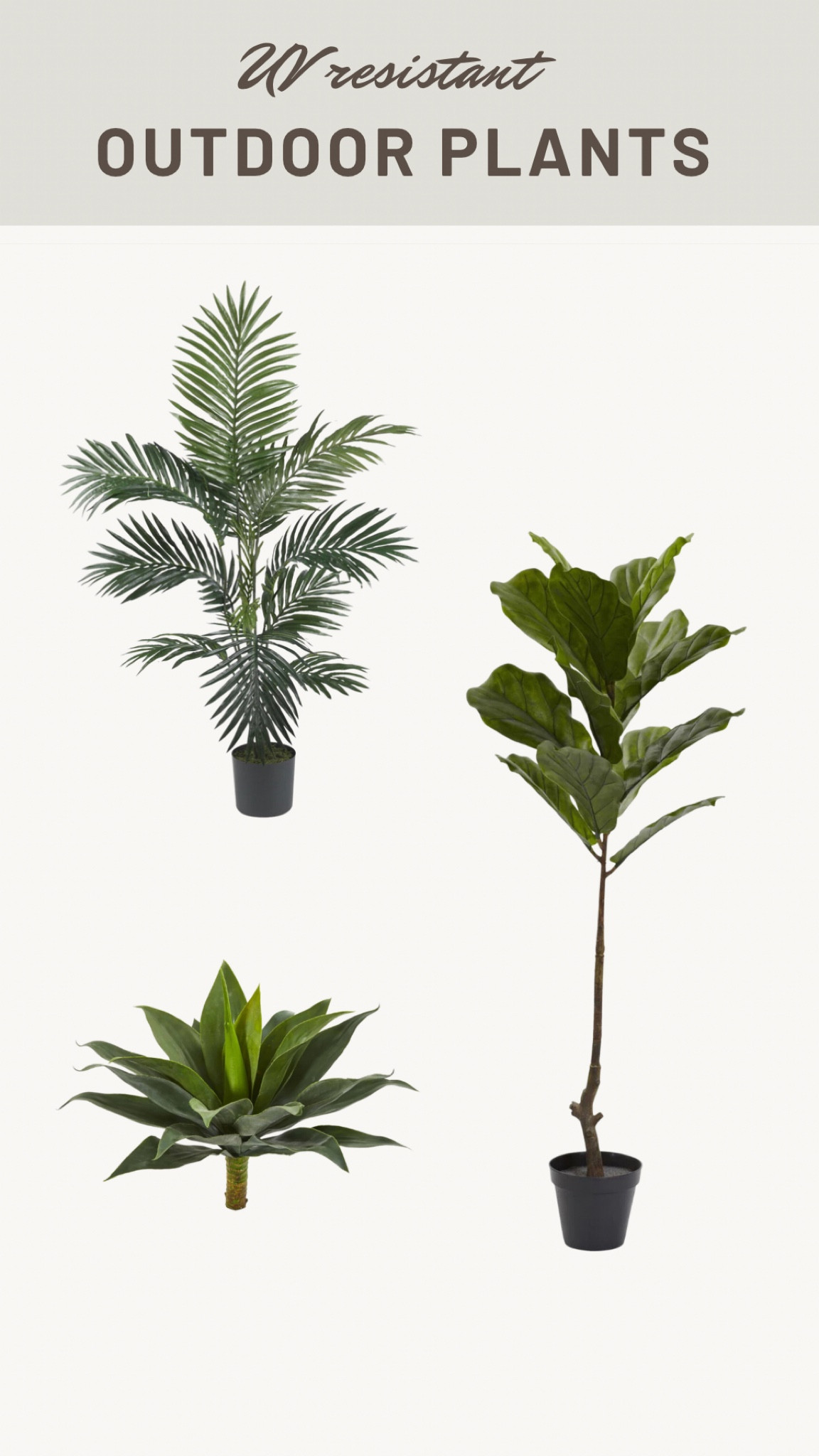 Faux outdoor plants 

#LTKhome #LTKFind #LTKsalealert