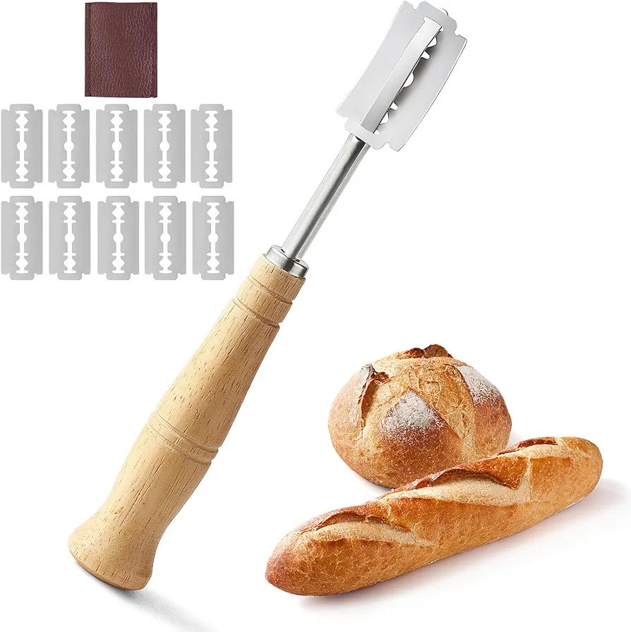 Bread Lame, Stainless Steel Bread Lame Dough Scoring Tool, Premium Sourdough Scoring Tool, Bread ... | Amazon (US)