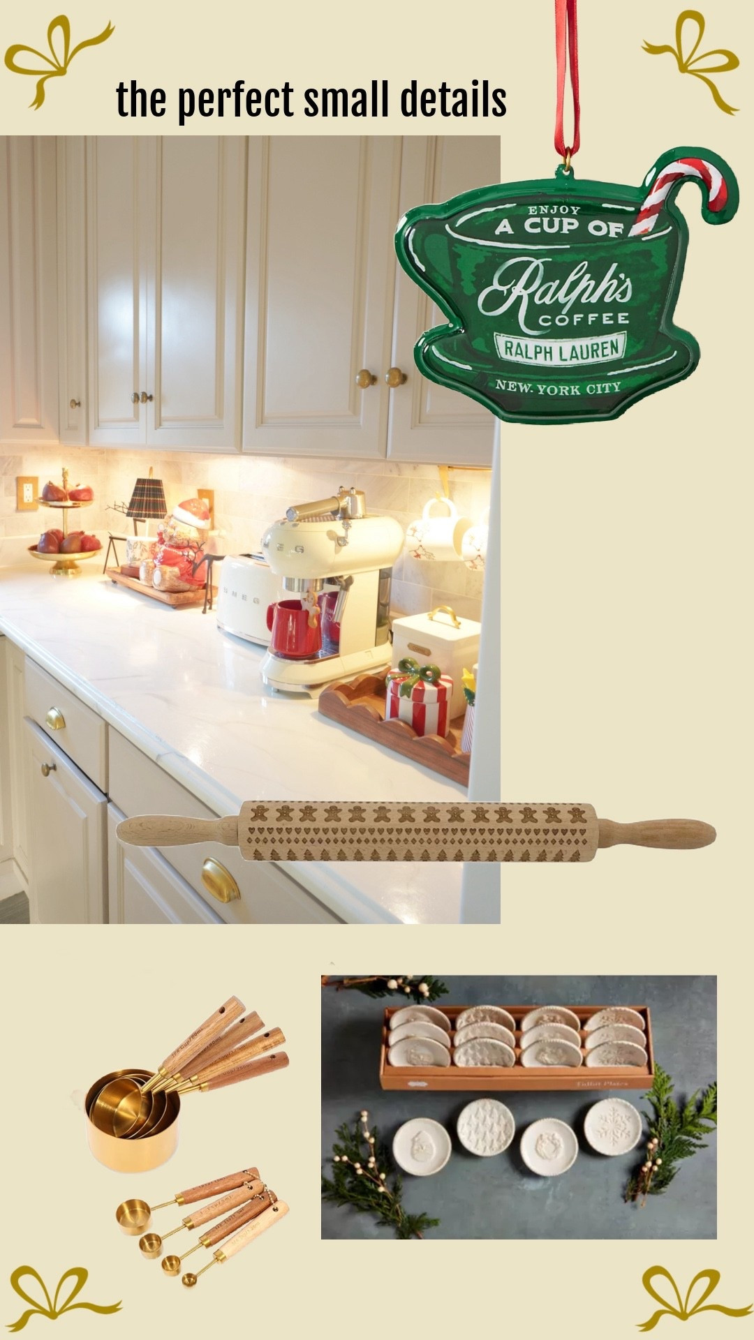 Small details into my cozy Christmas Kitchen this year. Cosas que hacen linda, festiva y muy útil la cocina. ♥️🎄❄️ Holiday Home | Christmas Kitchen Decor. 
Más links debajo del vídeo en YouTube 