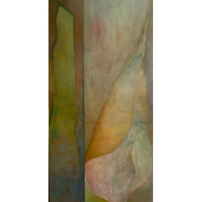 Large Abstract by Paul Shakespear - Unframed Painting on Canvas | Perigold