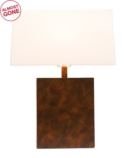 24in Aluminum Table Lamp With Turn Knob Switch | TJ Maxx