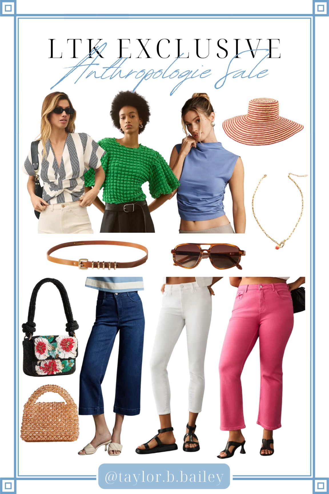 Get these cute tops, pants, handbags and more to wear this summer! Get 20% off with code ANTHROLTK20
#summerstyle #vacationoutfit #plussizefashion #outfitidea #LTKxAnthro

#LTKstyletip #LTKFind #LTKxAnthro