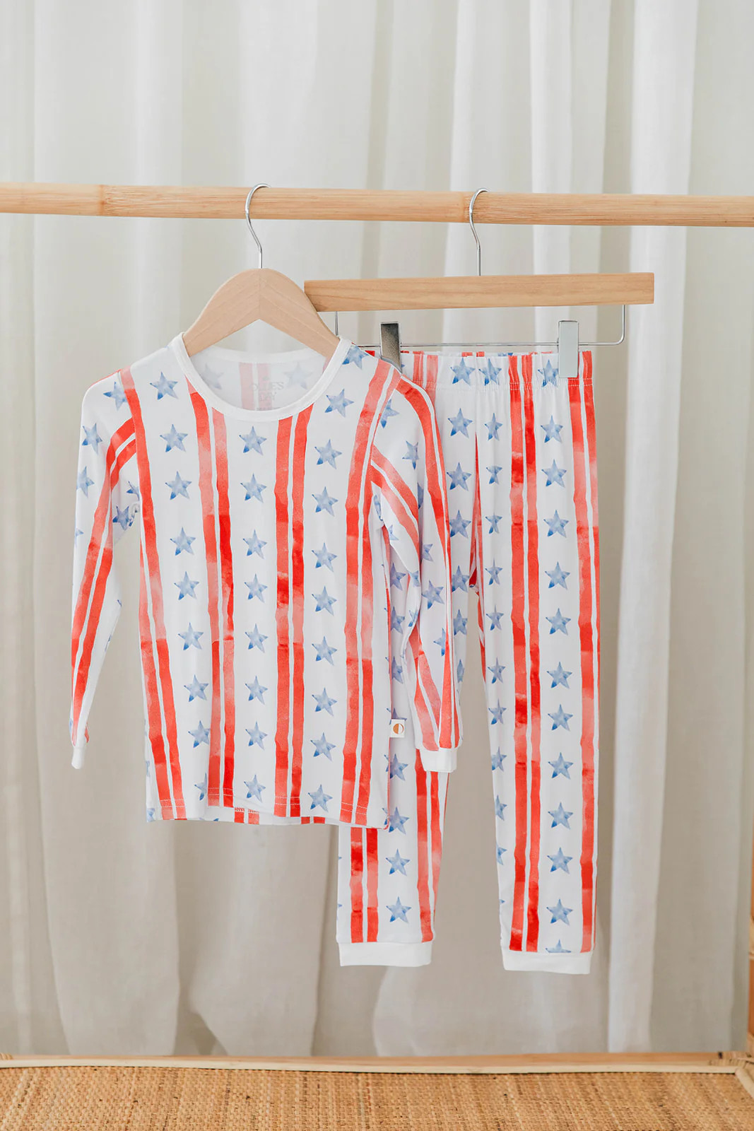 Stars and Stripes Toddler Two-Piece Loungewear Set – Patriotic Outfit for 4th of July, Memorial... | Ollie's Day