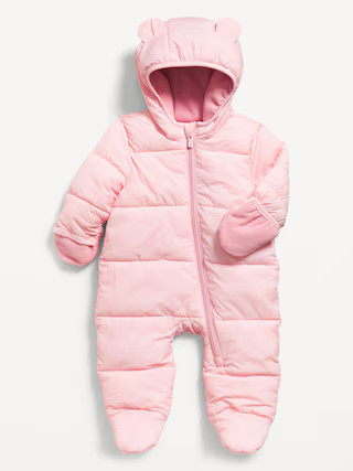 Unisex Water-Resistant Frost Free Puffer Snowsuit for Baby | Old Navy (US)