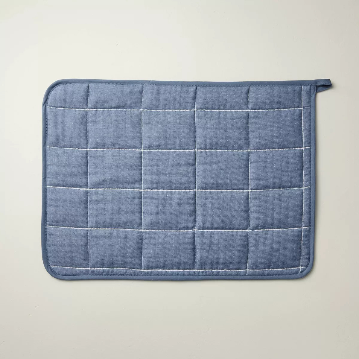 18"x24" Cotton Dish Drying Mat Blue - Hearth & Hand™ with Magnolia | Target