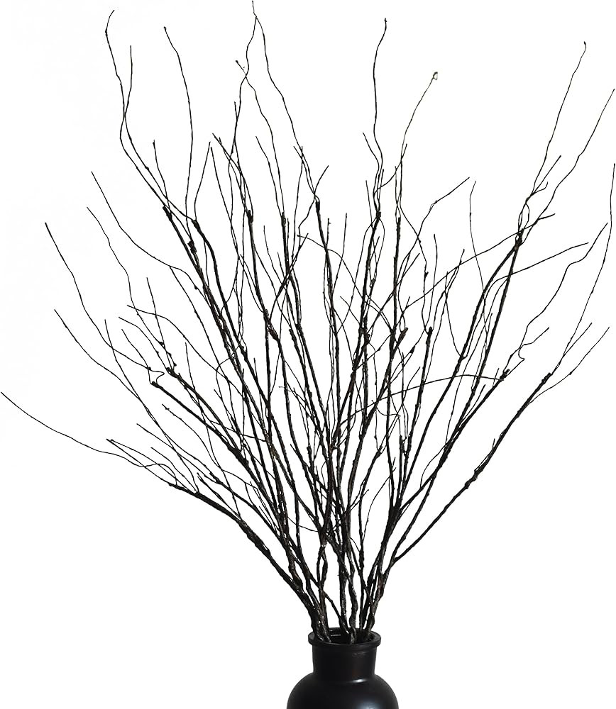 10 PCS Artificial Twigs Curly Willow Branches, 30.7 Inches Lifelike Bendable Artificial Branch Fl... | Amazon (US)