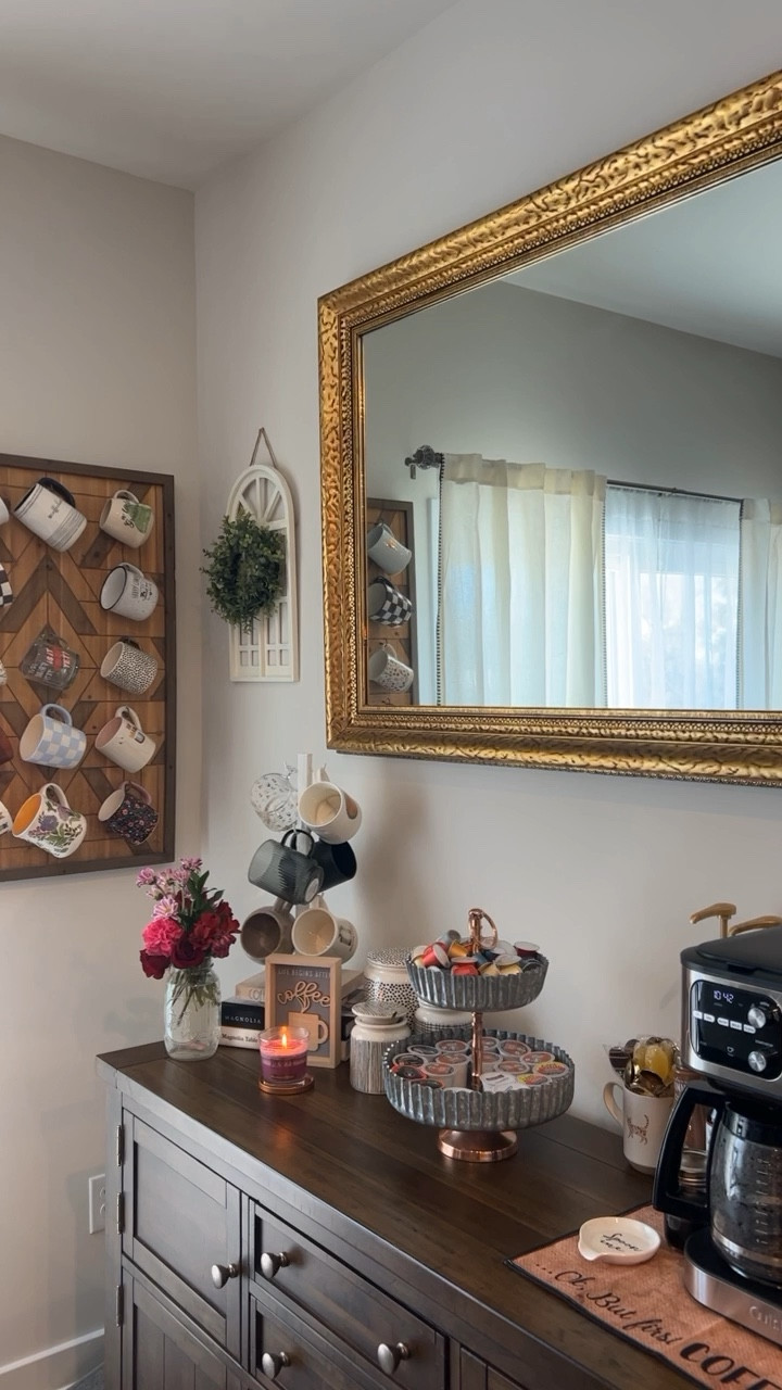 Drinking this cup of happy 🥰 Always find such cute mugs and kitchen accessories at Target! #target #targetstyle #cozy #cozykitchen #homesweethome  

#LTKhome