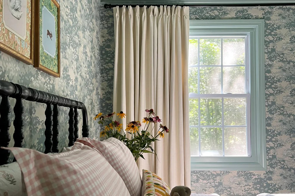 Isabella Heavyweight Polyester Cotton Blend Drapery Pleated | TWOPAGES