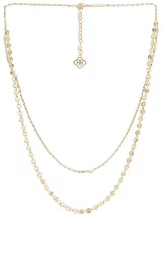 Kendra Scott Sydney Multi Strand Necklace in Metallic Gold. | Revolve Clothing (Global)