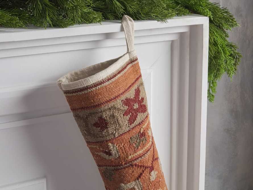 Terracotta Flatweave Stocking | Arhaus