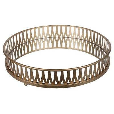 Round Gold Tray - A&B Home | Target