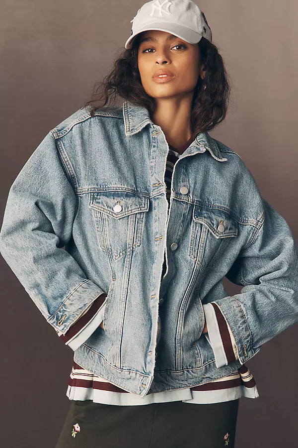 Weston Denim Boyfriend Jacket | Anthropologie (US)