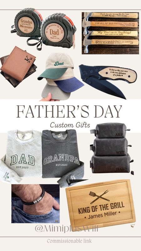 Custom Father’s Day gifts! Most currently on sale! You want to order these quick so they arrive on time!!

Great gift ideas for dad, grandma, your husband! The dad in your life!

#fathersday #giftideas 

#LTKSaleAlert #LTKFindsUnder50 #LTKMens