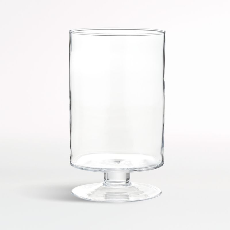 London Clear Hurricane Candle Holder 13.5" + Reviews | Crate & Barrel | Crate & Barrel