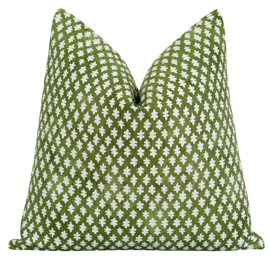 Middleton Kale Green Geometric Pillow | Land of Pillows