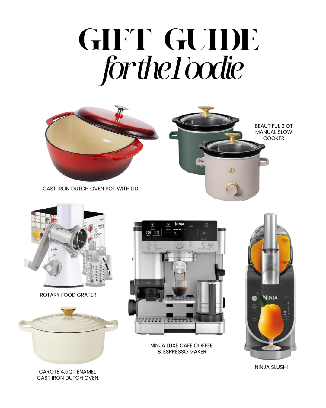 Got a foodie to shop for? 🍽️ I rounded up the must-have kitchen and gourmet finds they’ll love to use. Delicious, practical, and gift-worthy. 

 #LTKGiftGuide #LTKHoliday #LTKfoodie