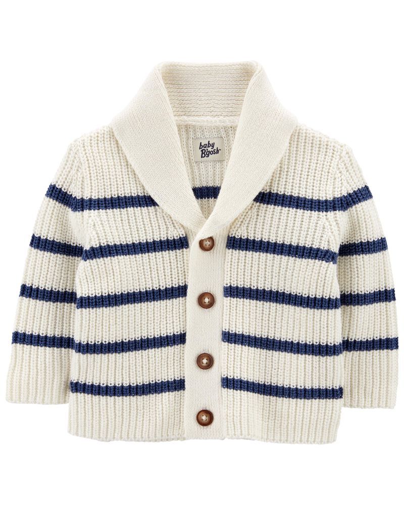 Baby Chunky Knit Striped Cardigan | Carter's