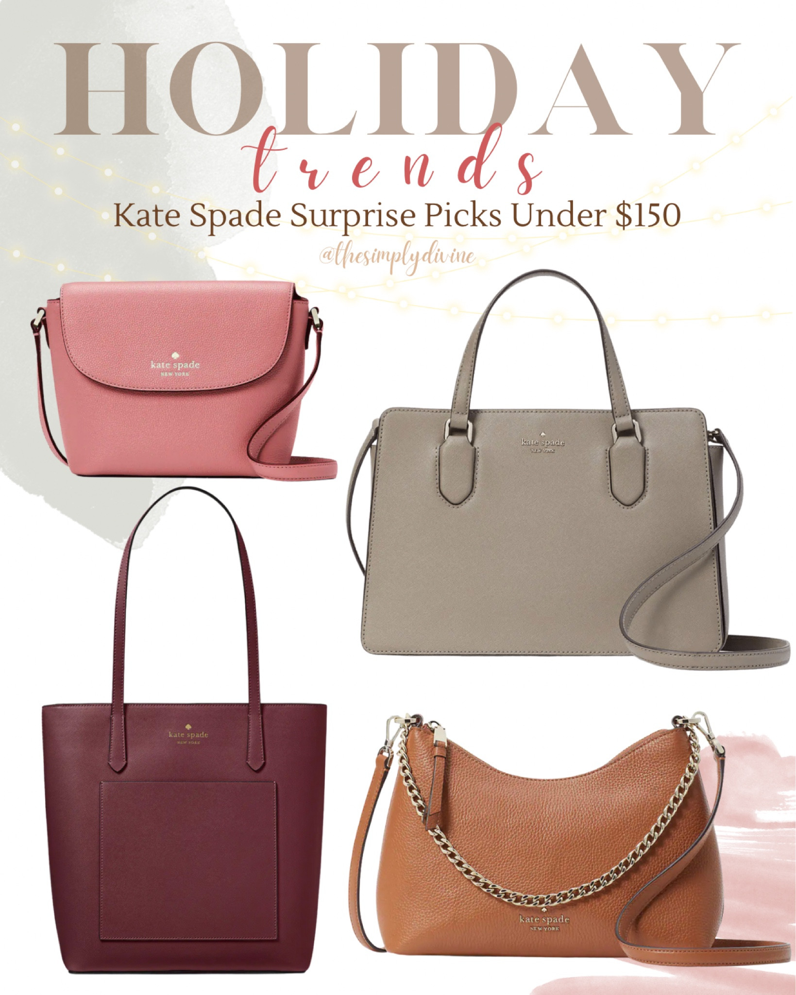 Kate Spade Surprise picks under $150! They’re going quick. 😳🛒

| Kate Spade Surprise | sale | designer | designer bag | purse | gift guide | seasonal | holiday | 

#LTKsalealert #LTKGiftGuide #LTKitbag