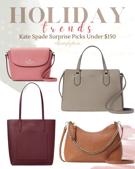 Kate Spade Surprise picks under $150! They’re going quick. 😳🛒

| Kate Spade Surprise | sale | designer | designer bag | purse | gift guide | seasonal | holiday | 

#LTKsalealert #LTKGiftGuide #LTKitbag