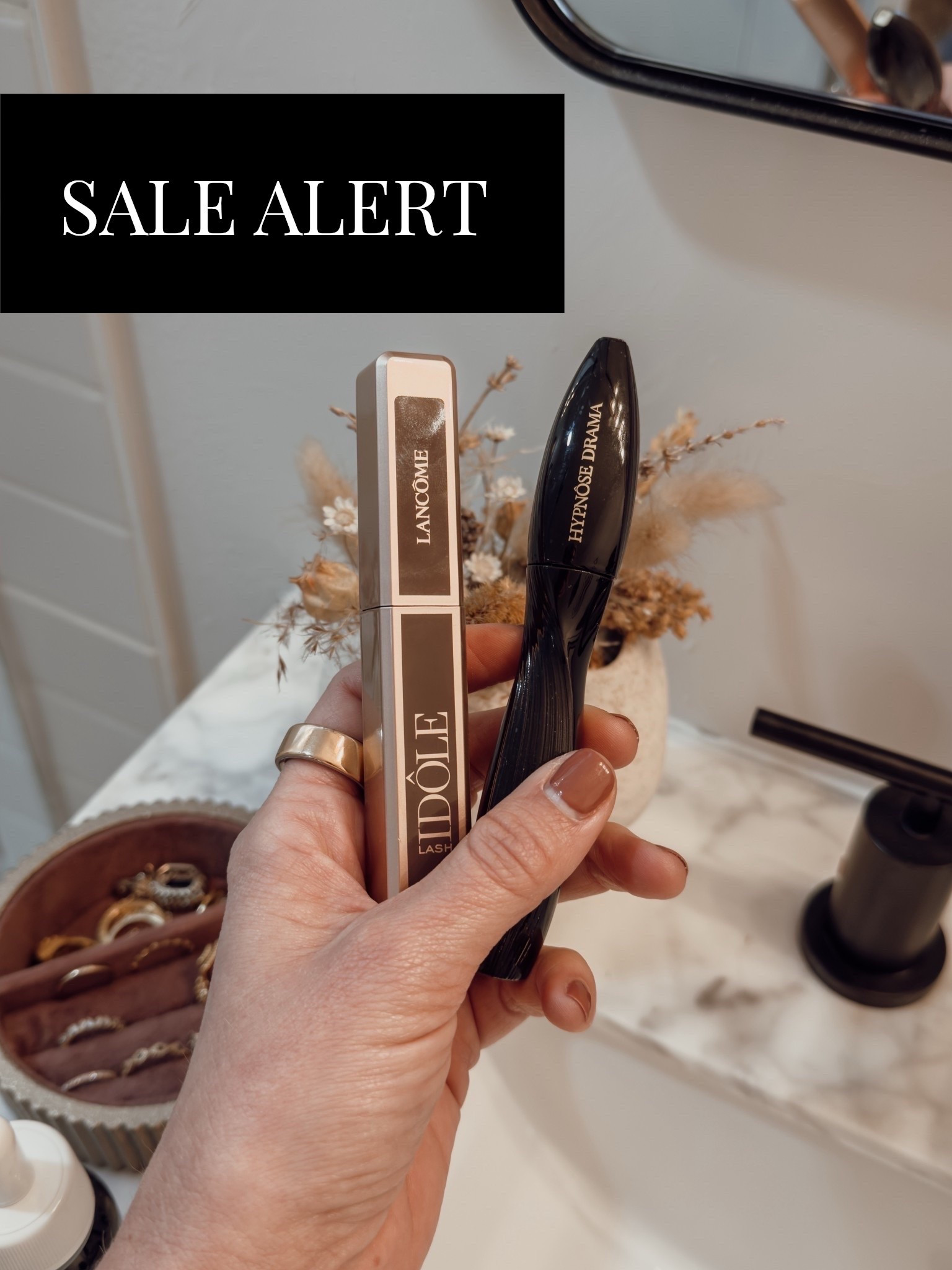 My favorite mascara is on sale! I use the one on the left every day, and the one on the right for a more dramatic look at night ￼

#LTKSpringSale #LTKBeauty #LTKmorningroutine