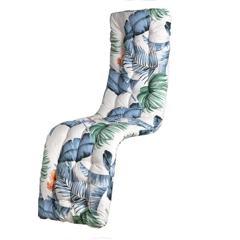 67x21x3 in Lounge Chaise Chair Cushion Tufted Soft Comfort Deck Chaise High Back Cushion Outdoor/... | Walmart (US)