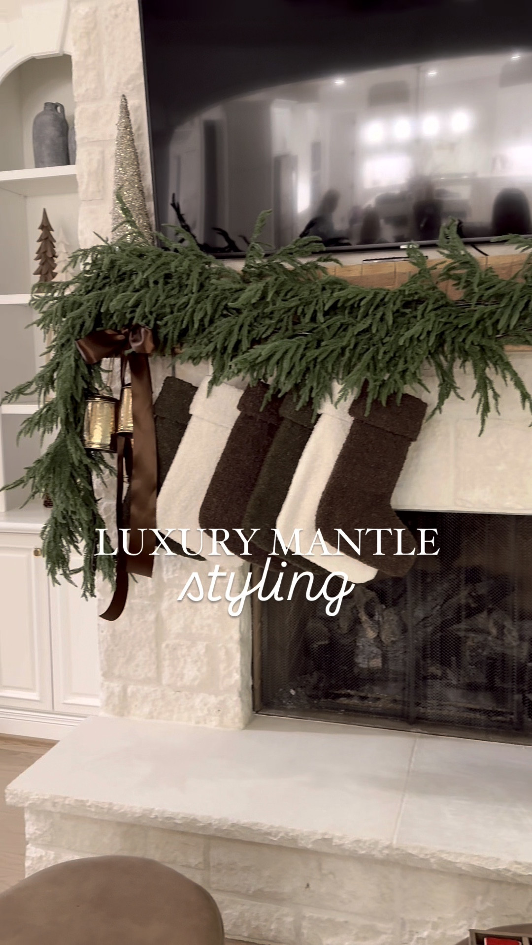My favorite Christmas mantle to date✨🌲

#LTKHome #LTKHoliday #LTKSeasonal