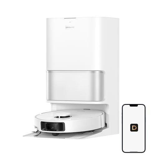 DREAME L40 Ultra Gen 2 Robot Vacuum and Mop with 25,000Pa Suction, Extendable Side Brush and Mop, All-in-One Self-Emptying & Cleaning Dock, Voice & App Control, White | Amazon (US)