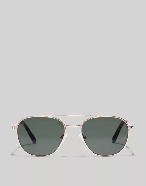 Suffolk Aviator Sunglasses | Madewell