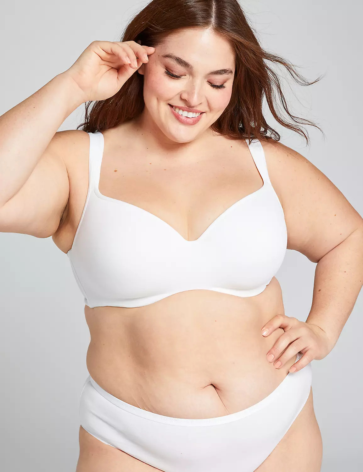 Smooth Lightly Lined Balconette Bra | Lane Bryant (US)