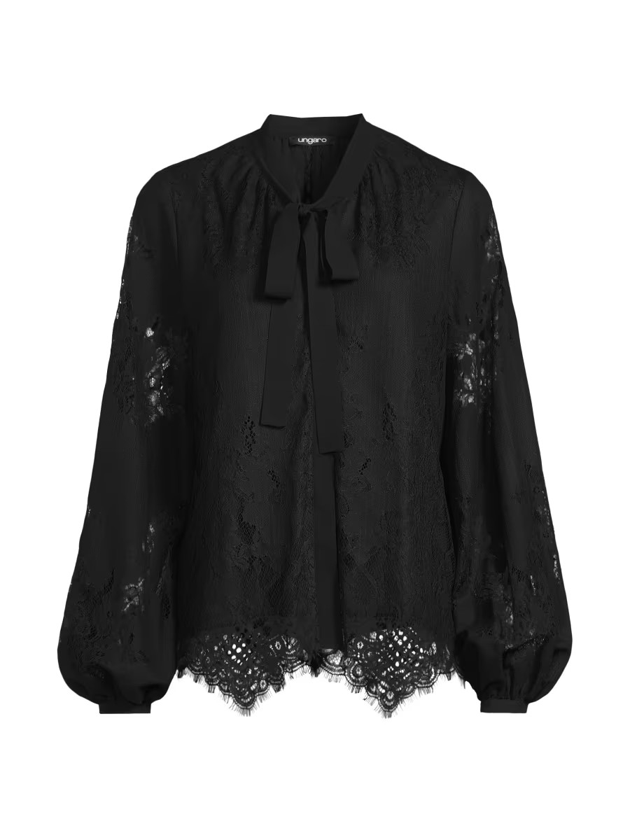 Jada Lace Pussy Bow Blouse | Saks Fifth Avenue