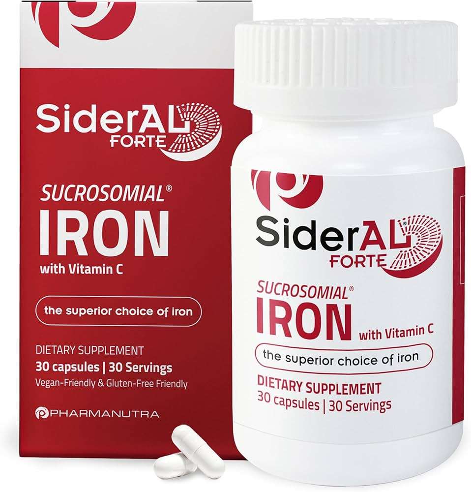 SiderAL Forte Iron Supplement Clinically Proven to Increase Levels Without Side Effects | Sucroso... | Amazon (US)