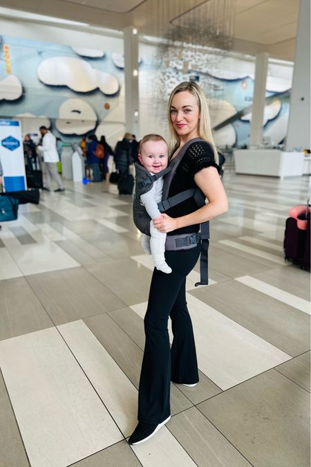 Baby carrier. Traveling with infant carrier. Travel outfit. Flying with infant. 

#LTKtravel #LTKfamily #LTKbaby