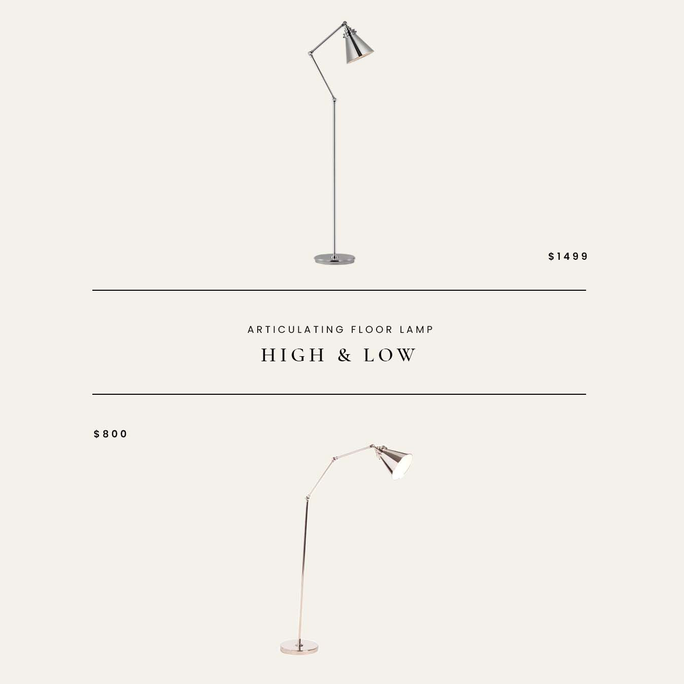 High / Low : Articulating Floor Lamp 

 

#LTKHome