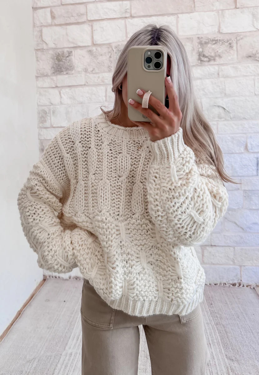 Warm Embrace Chunky Sweater | CK Squared Boutique