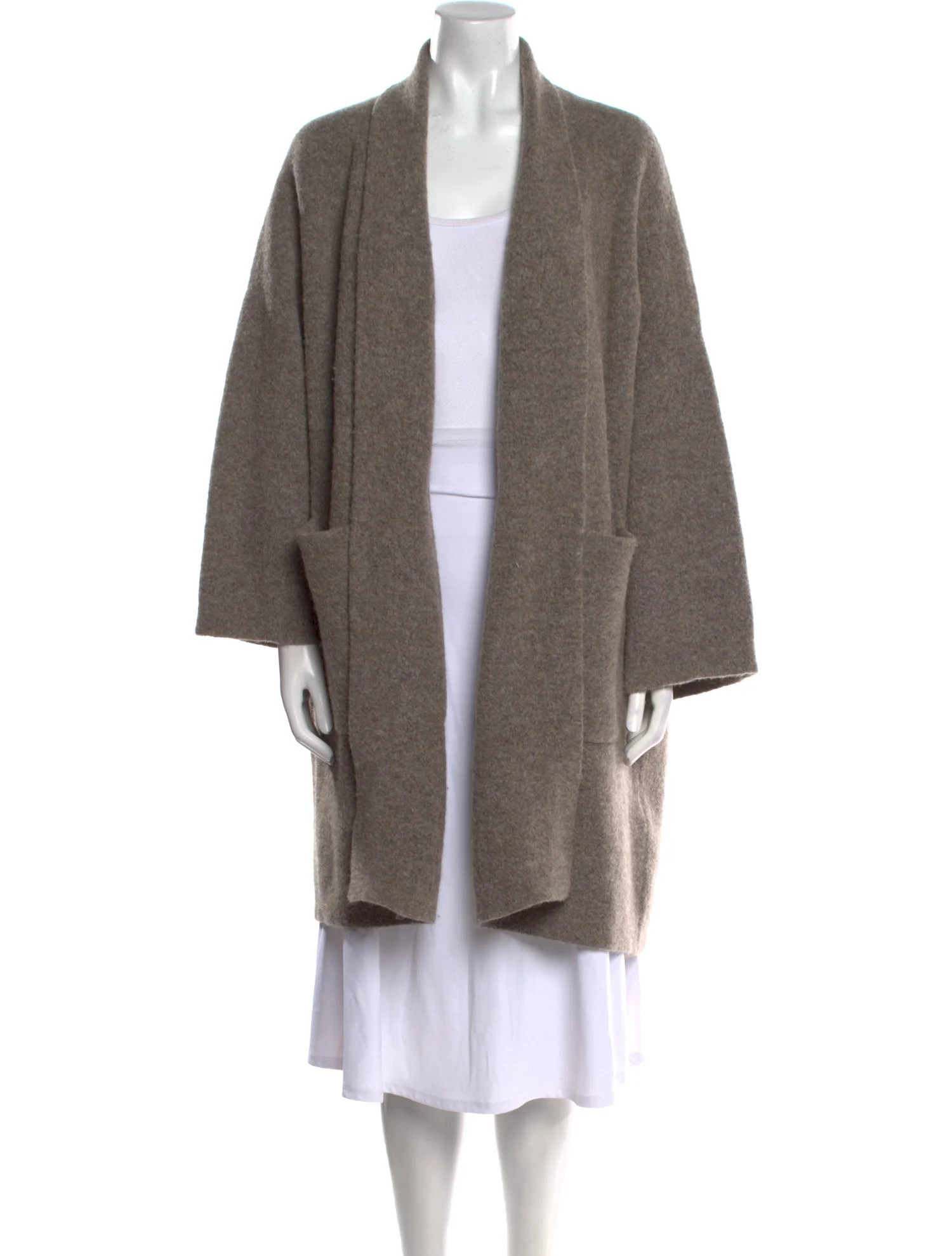 Alpaca Open Front Sweater | The RealReal