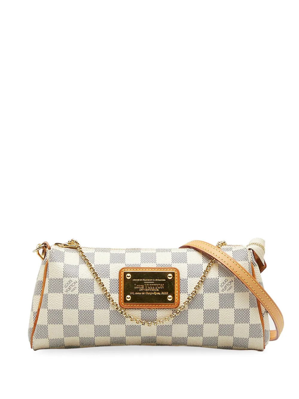Louis Vuitton Pre-Owned 2011 pre-owned Damier Azur Eva Shoulder Bag - Farfetch | Farfetch Global