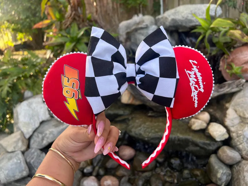 Mickey Mouse Ears, Minnie Mouse Ears, Minnie Ears Headband, Mickey Headband, Handmade Ears, Cars,... | Etsy (Global)