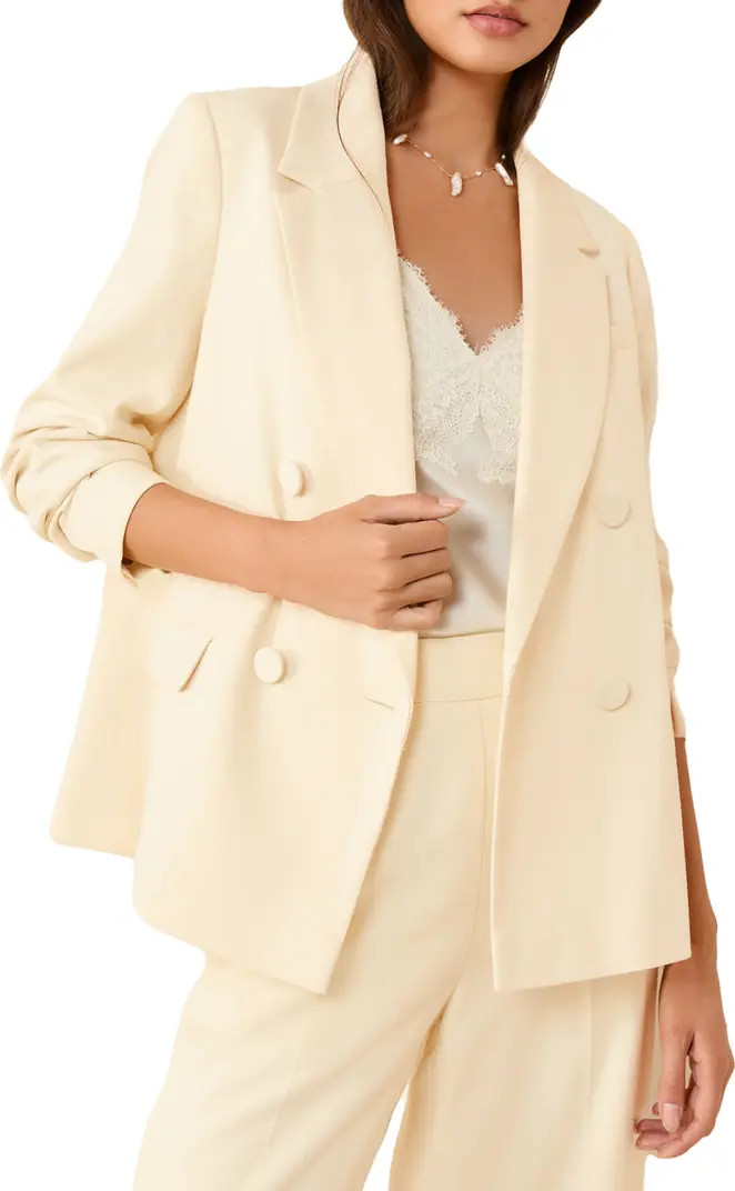 Friends Like These Crosshatch Double Breasted Blazer | Nordstrom | Nordstrom