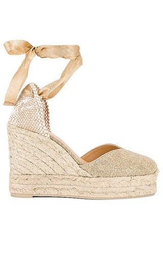Chiara Espadrille in Oro Claro | Revolve Clothing (Global)