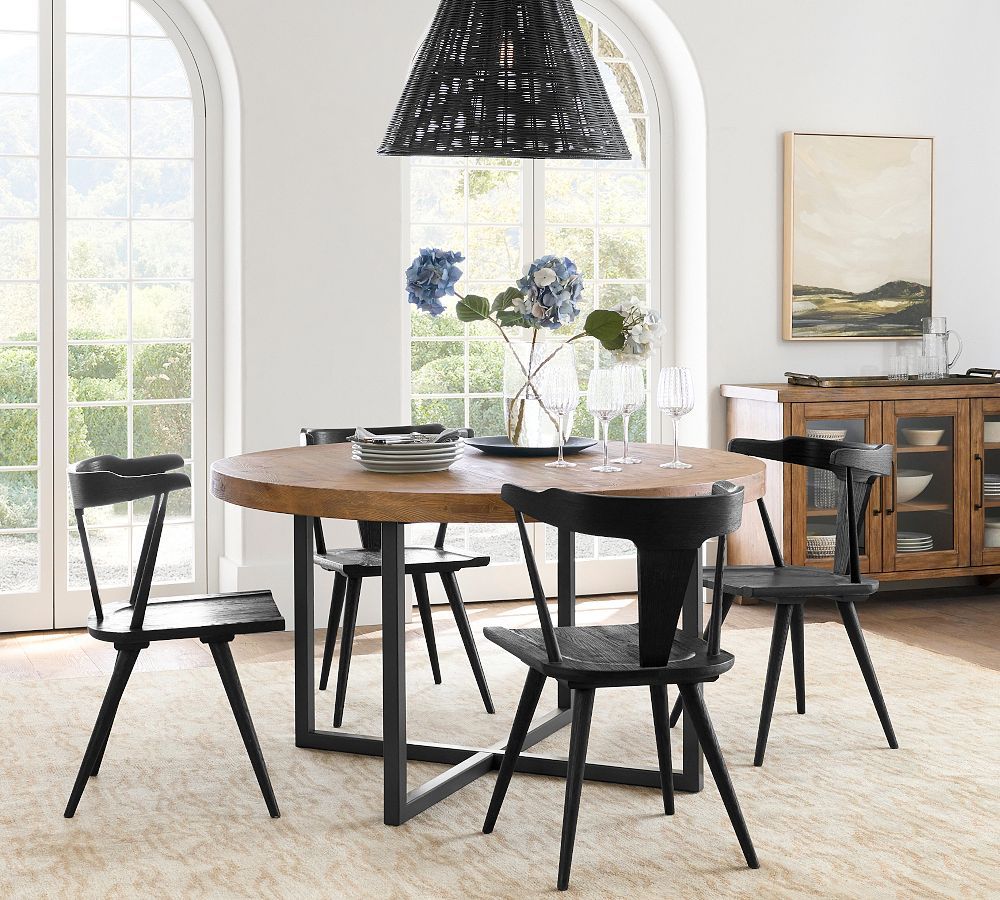 Malcolm Round Extending Dining Table | Pottery Barn (US)