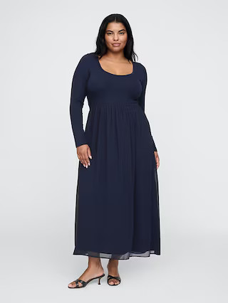 Mixed Media Maxi Dress | Gap (US)