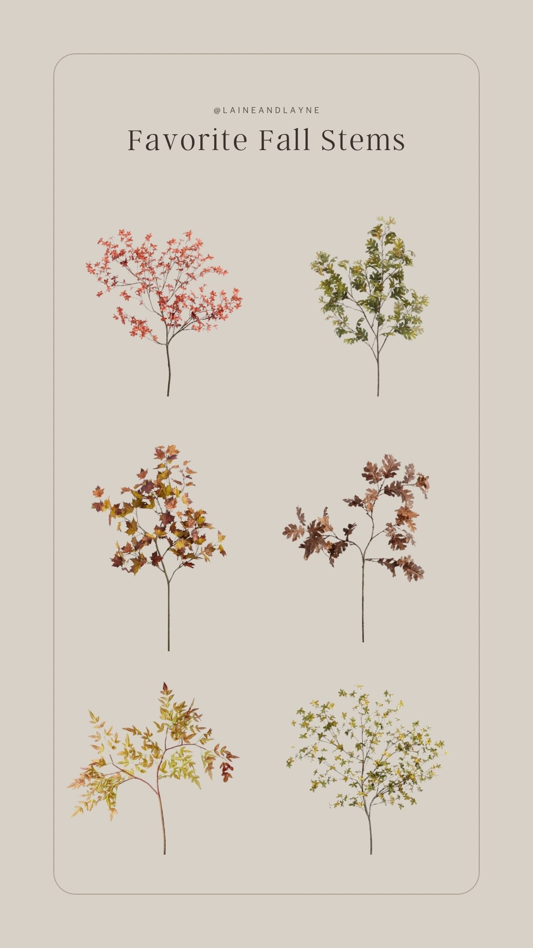 Fall stems, faux fall branches, realistic fall branches 

#LTKHome #LTKSeasonal