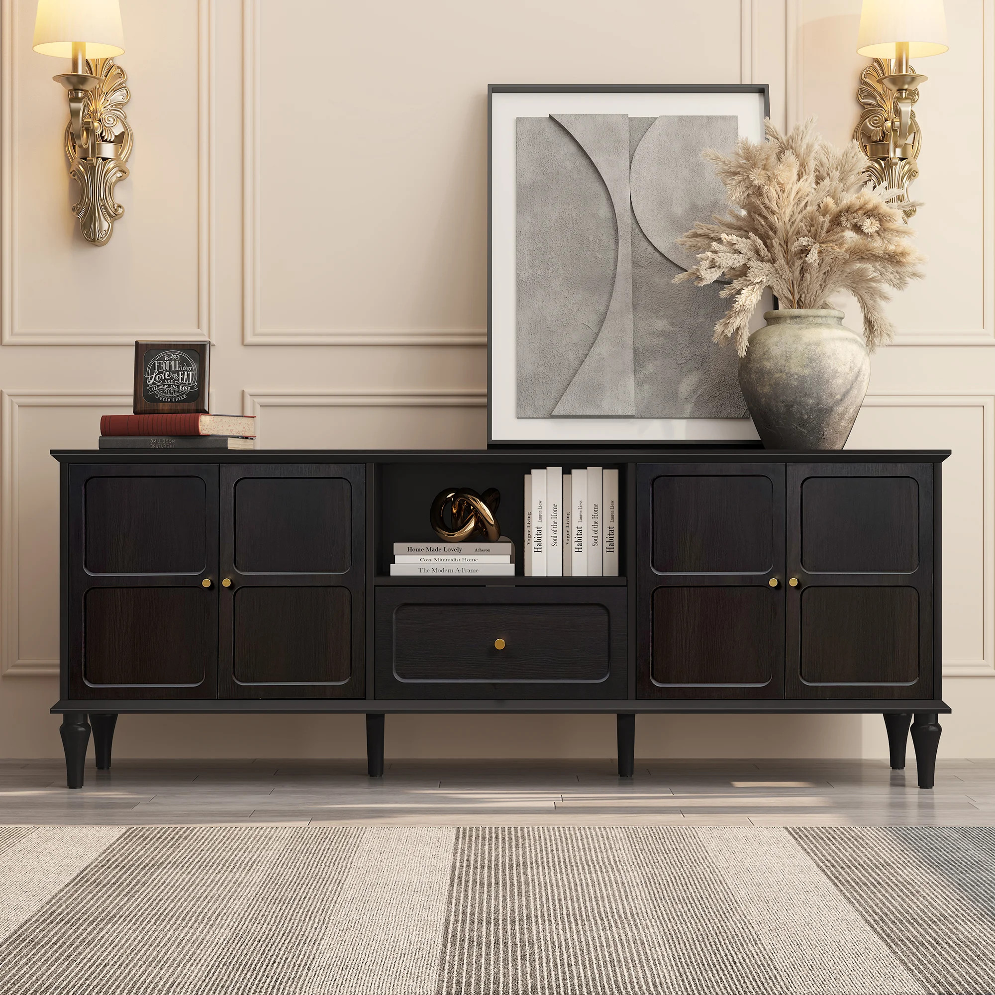 67" Mid-Century TV Stand for TVs up to 75 | Wayfair North America